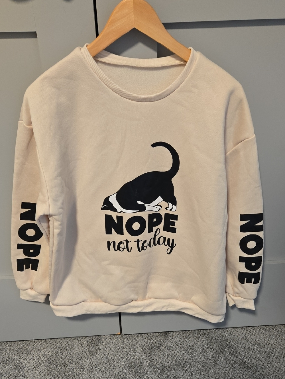 SHEIN Cream Colored Sweatshirt